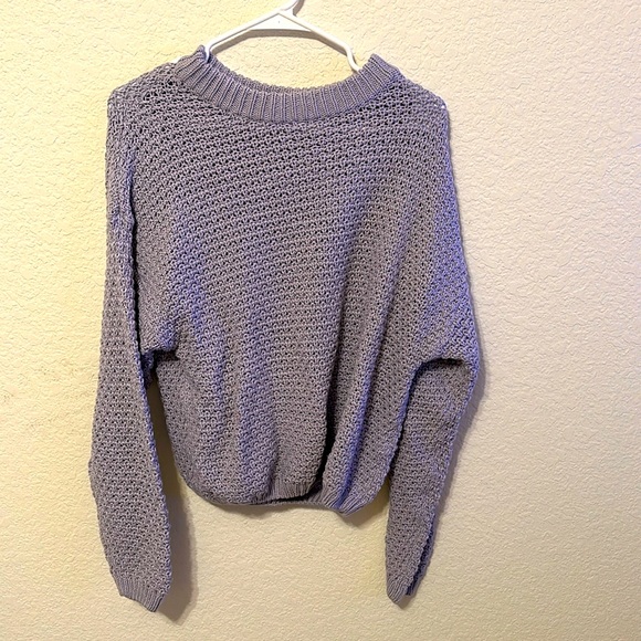 Lavender knit sweater - Picture 1 of 2